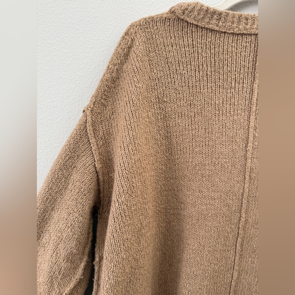 Free People Brookside Tunic Scoop Neck Sweater Small - Picture 7 of 9